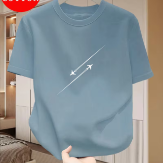 Men Printed T-Shirt | Stylish Graphic Cotton Tee | Casual Summer Top for Boys