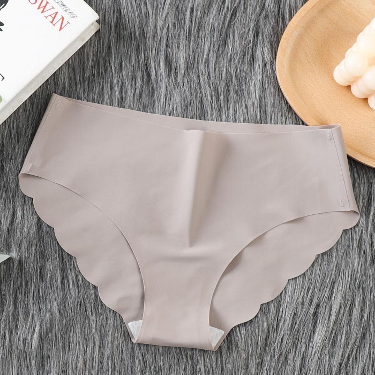Able Women's Panties Girls Underwear Ice Silk Thong Transparent