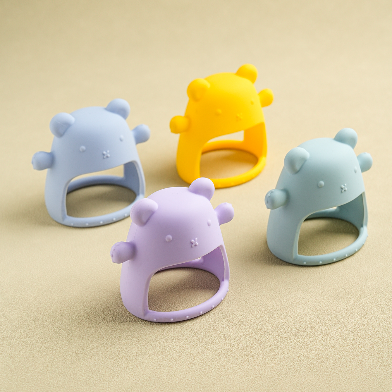 Baby Teething Toys for 3-6 6-12 Months, Food Grade Silicone Infant Teether Mitten, Baby Essentials Teething Relief, Newborn Essentials Chew Toys