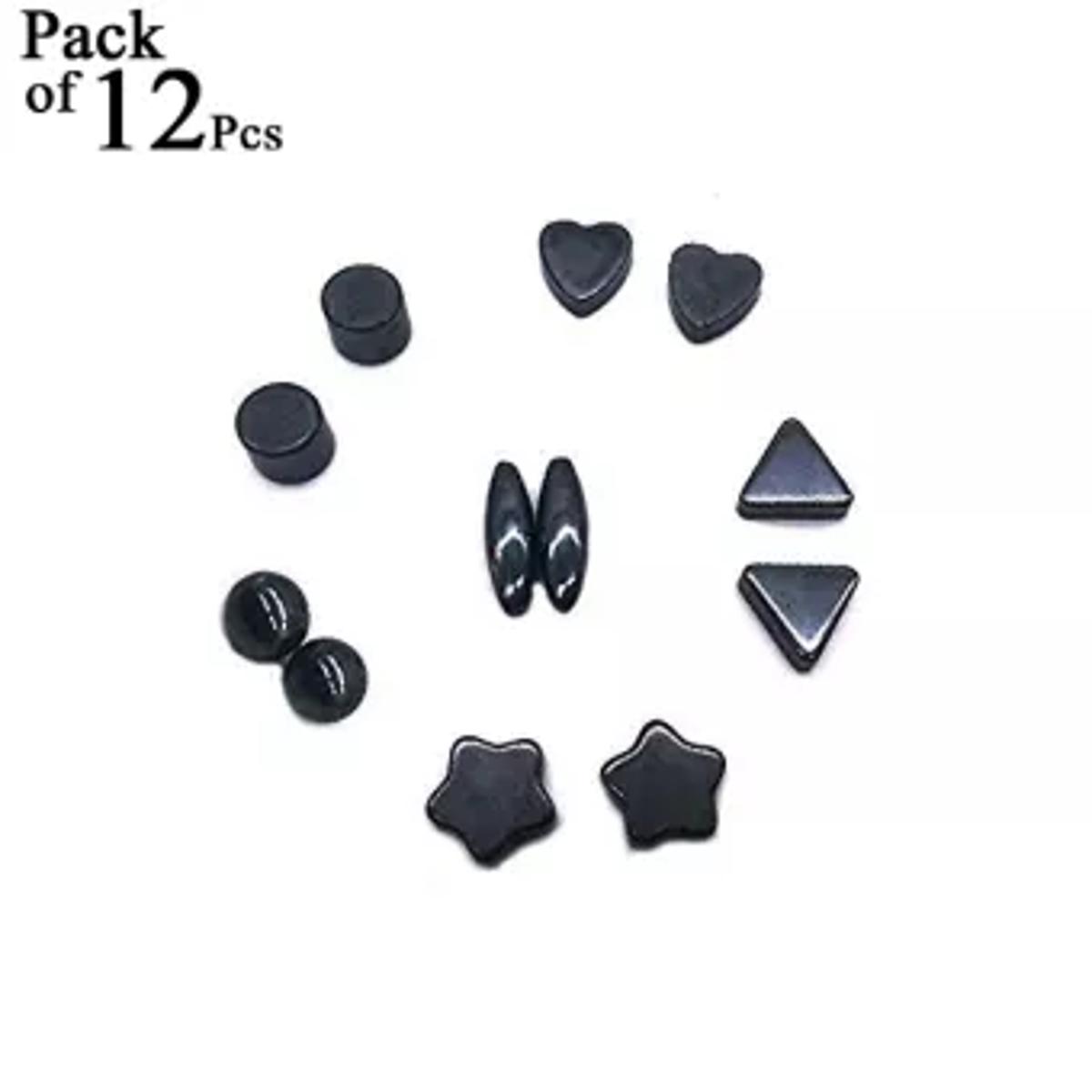 Pack of 12 Pcs - Buzzing Magnet (6-Sets) Toys for Kids -Random Shapes