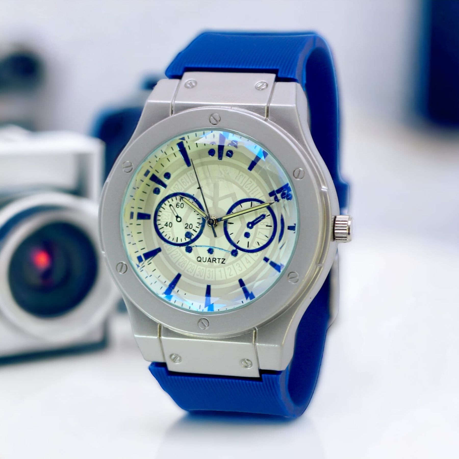 Men’s Watch For Mens Stylish and Durable design Perfect For Sports And Outdoor Activities Comfortable To Wear With Adjustable Strap
