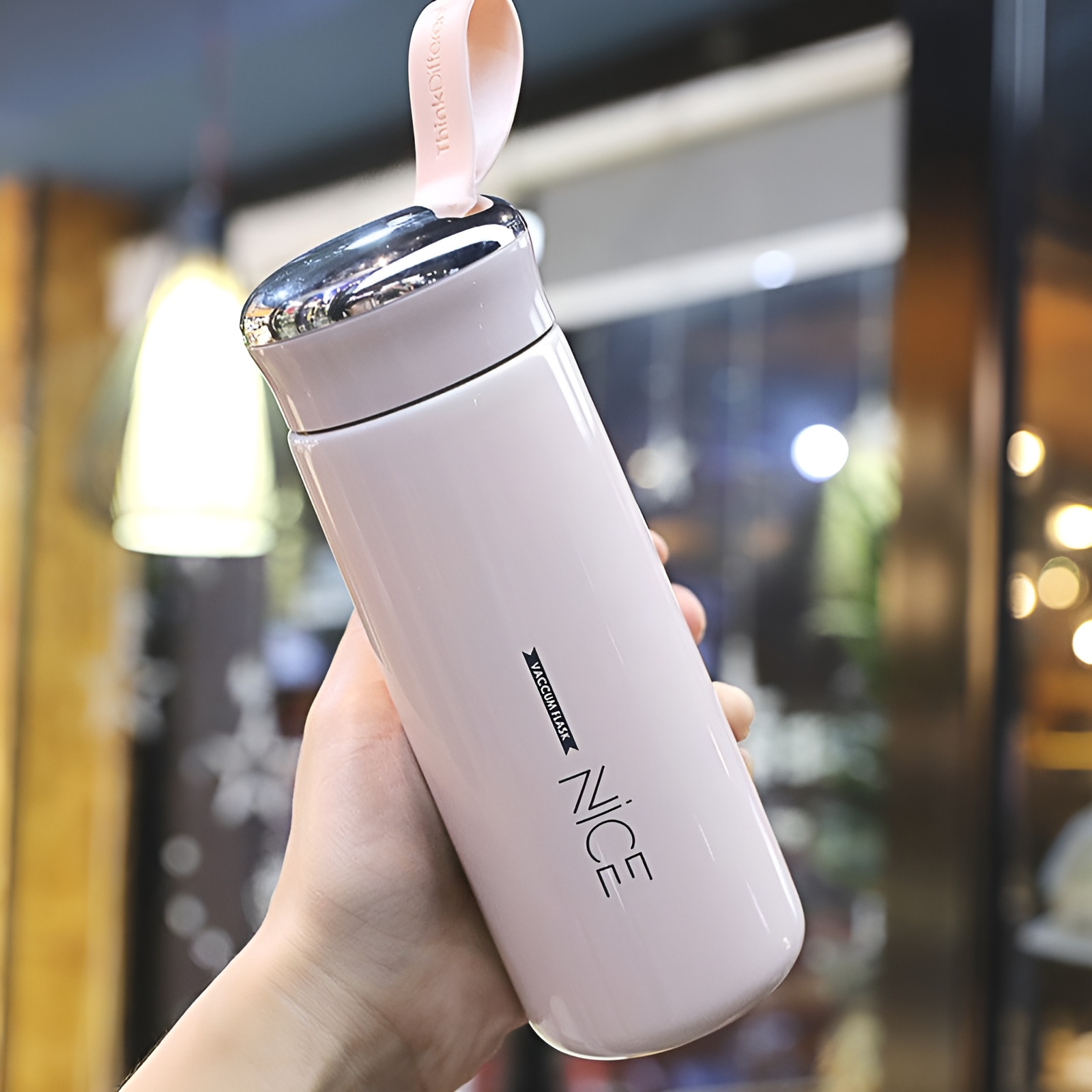 Premium NICE 400ml Glass Water Bottle - Insulated for Ultimate Freshness - Perfect for School, Gym, and Office Use - Durable Glass/Plastic Hybrid Construction - Leakproof Design - Stay Hydrated in Style