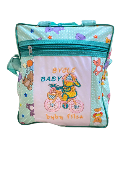 Baby Diaper Bag and Accessories backpack, Kids Storage Carrier Bag, Baby Diaper Organizer, Baby Bag, Kids Bag, Portable Storage Bag - Square