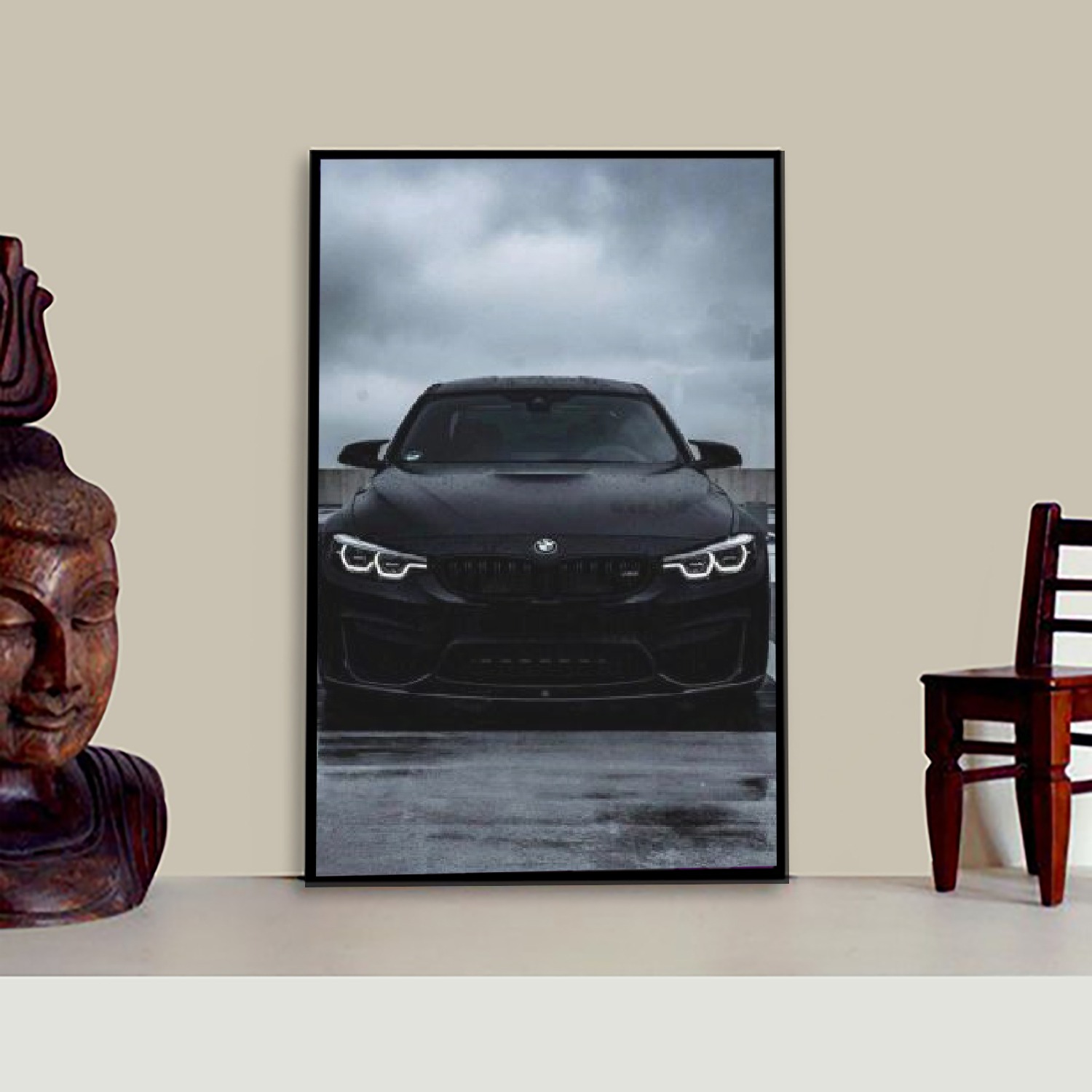 Dark Majesty Car Frame For Wall Decoration Digital Printed