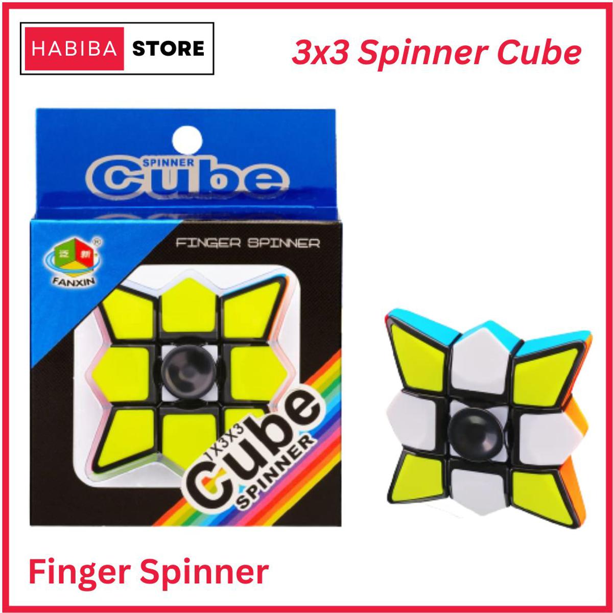 Original Fidget Spinner Cube Sticker Less Best Quality Fast Speed Magic Rubik Speed Cube Educational Puzzle Toys - Habiba Store Cube
