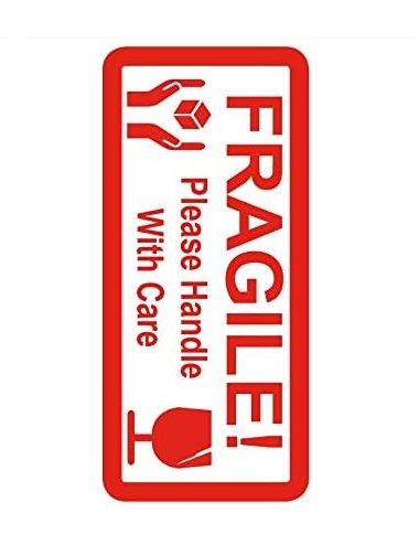 50Pcs/pack Thank You For Purchase Stickers Fragile Handle With Care Labels for Commodity Express Warning Labels Package Sticker