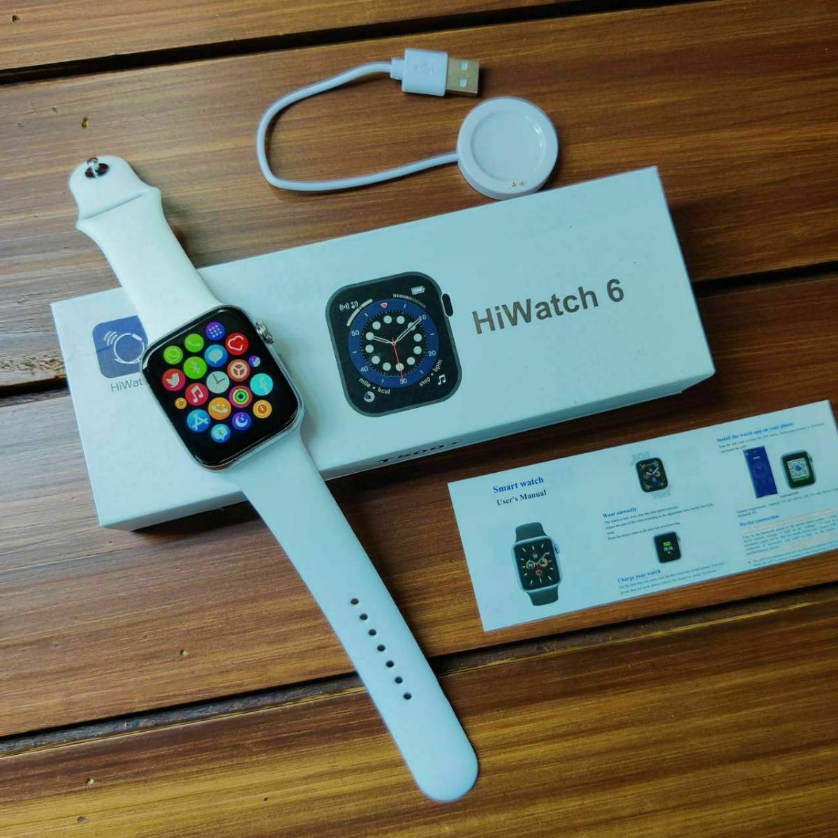 Hiwatch T500 Smartwatch Series 6 44mm 100% genuine Bluetooth call Fitness  tracker Music player Heart Rate Blood Pressure Sleep Monitoring Smart  Watch: Buy Online at Best Prices in Pakistan | Daraz.pk