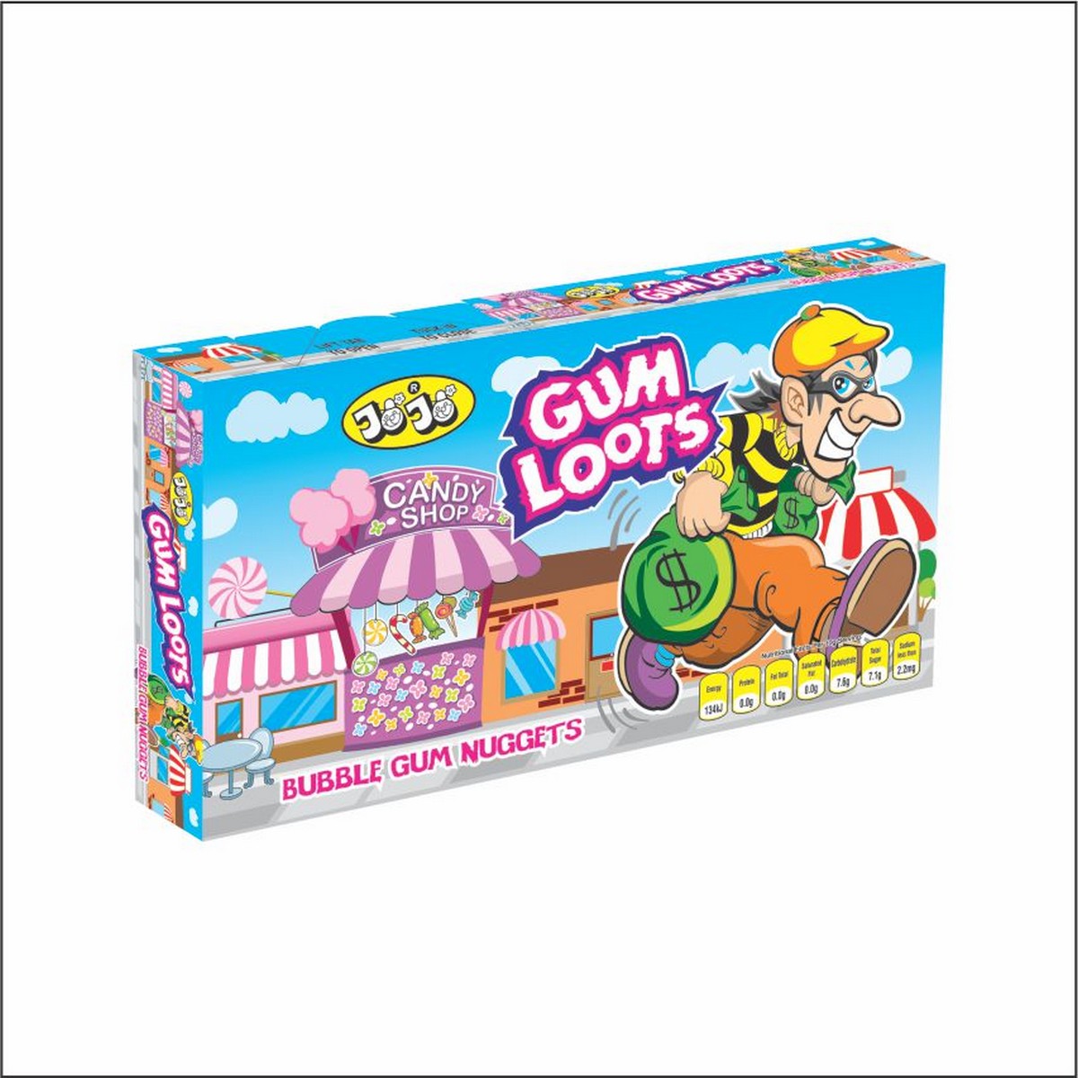 Jojo Gum Loots (mix Flavors Bubbles) 80g