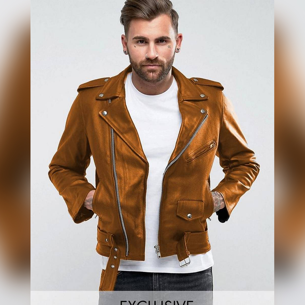 mustard fringe jacket