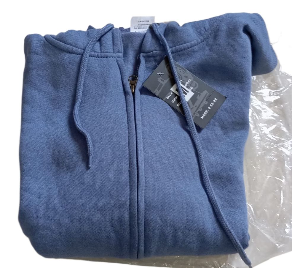 HashBack Plain Zipper Hoodie for Men & women