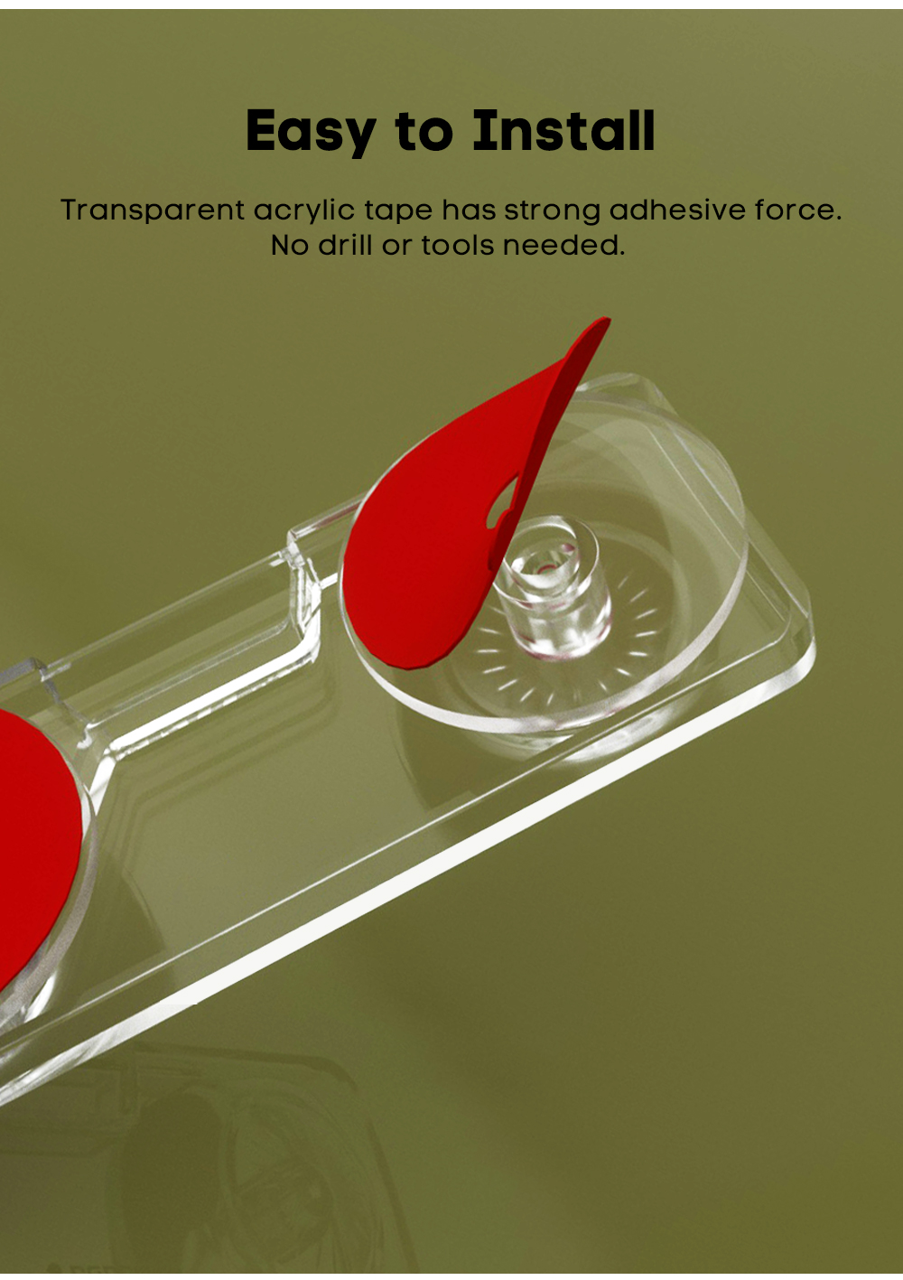 Kiddie Guard Baby Safety Transparent Multipurpose Refrigerator Freezer Latch Lock French Fridge Door Lock Freezer Lock Invisible Cupboard Lock - 1Pcs