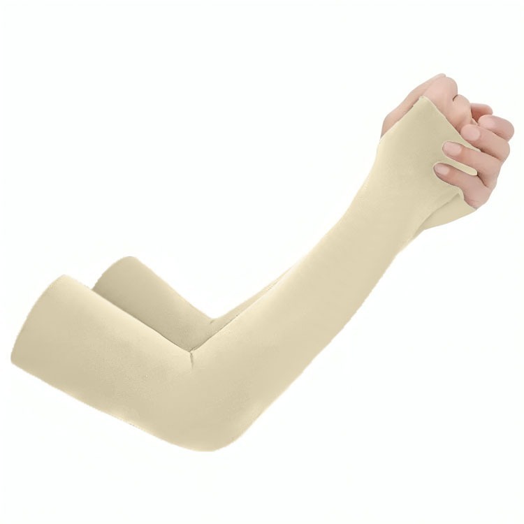 Thumb Hole UV Protection Arm Sleeves For Cycling Running and Outdoor Sports Moisture Wicking Breathable Fabric