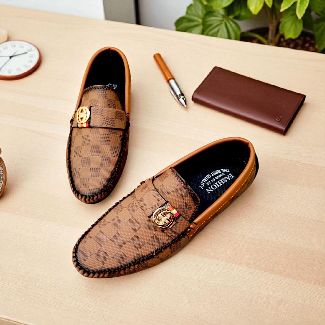 Stylish Loafers Shoes for Men & Boys, All Season Wear, Synthetic Leather Fabric, Smart Casual Style Multiple Colors Available