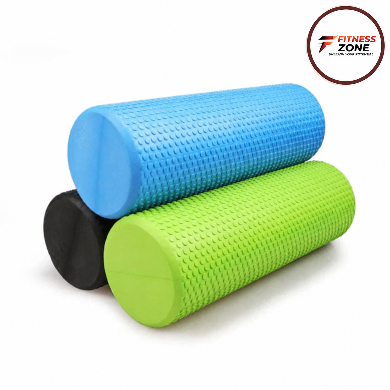 Foam Roller 18 Inch – High Density EVA Muscle Recovery Roller for Post-Workout, Stretching & Warm-Up | Firm Foam Roller for Legs, Back & Glutes | Gym & Home | Men & Women
