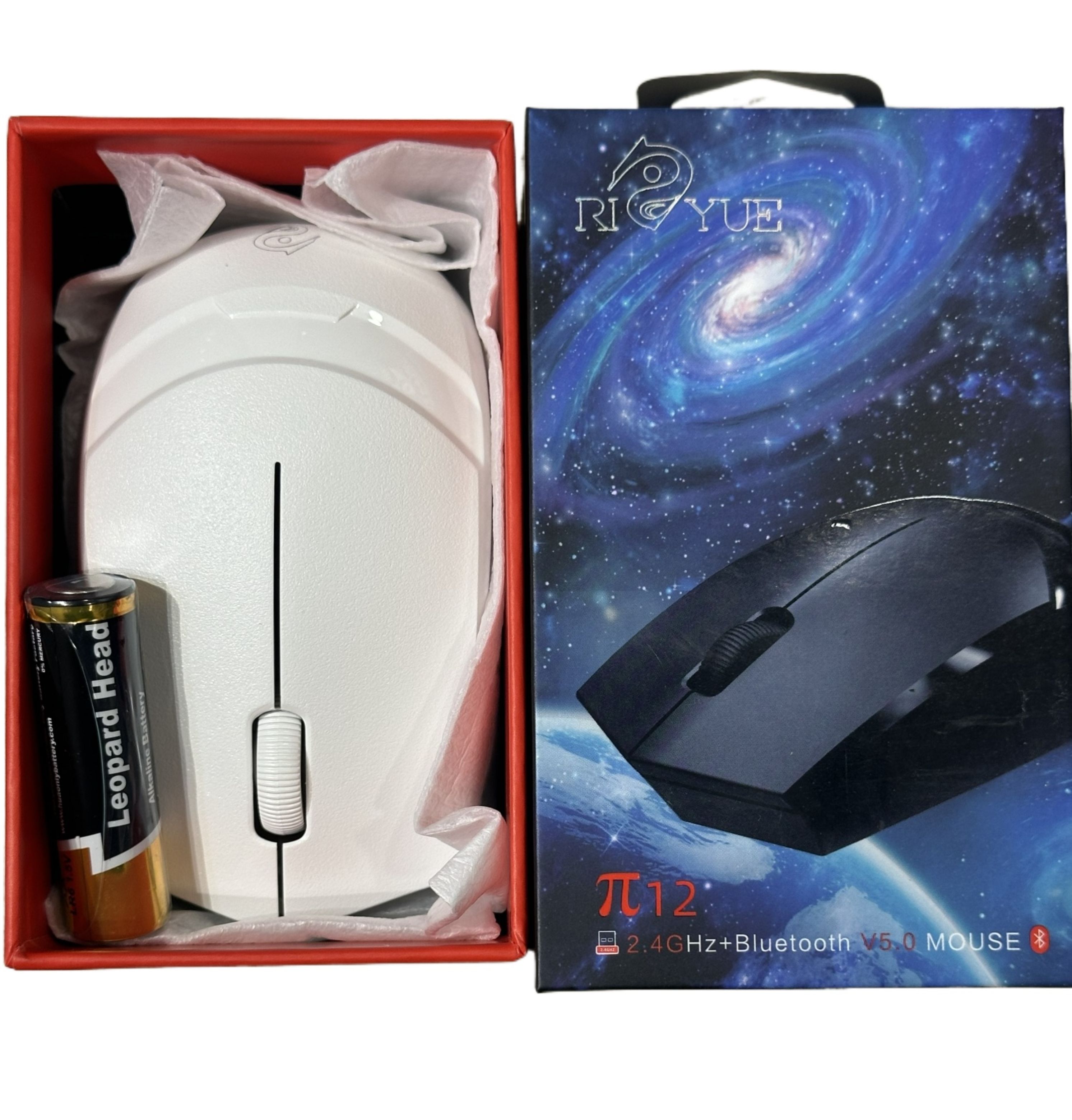 Wireless Mouse bluetooth V5.0 Dual Mode Universal Mouse (Rizyue M12) price in Pakistan