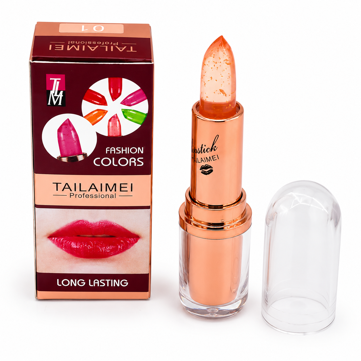 TAILAIMEI Professional Temperature Color Changing Jelly Lipstick – Long Lasting Moisturizing Crystal Lip Balm – Magic Lip Glow