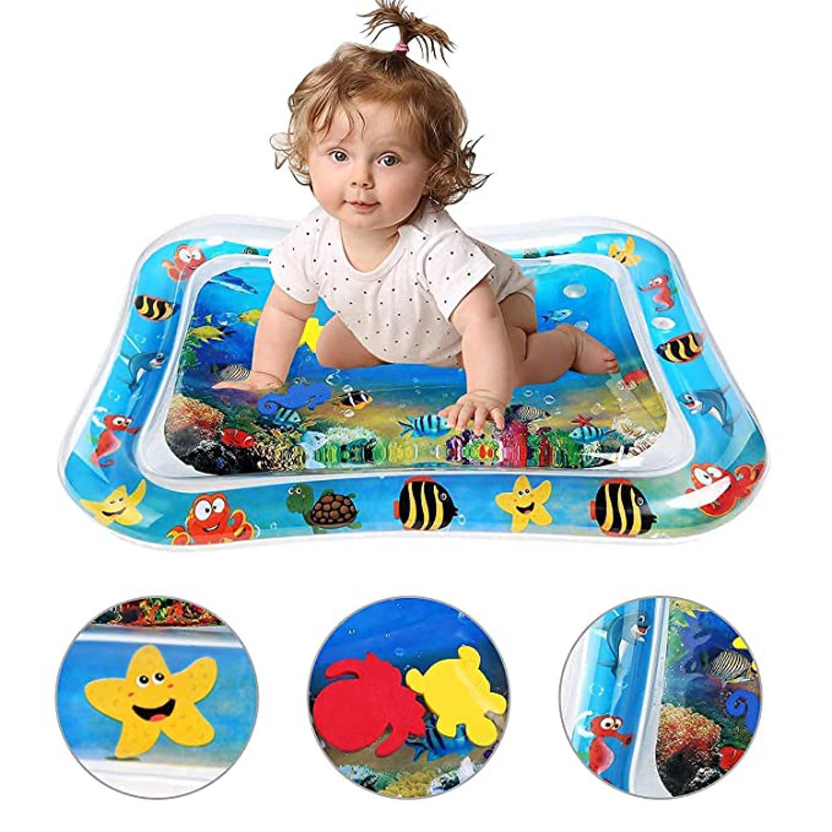 Kids Inflatable Water Play Mat Premium Water Mat Infants Activity Time - W10900