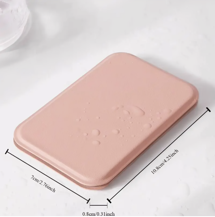 FANTZEI Premium Quality Mini Makeup Makeup Mirror 11x7cm, Portable High Definition Cosmetic Mirror Portable Ultra Thin Compact Vanity Table Mirror