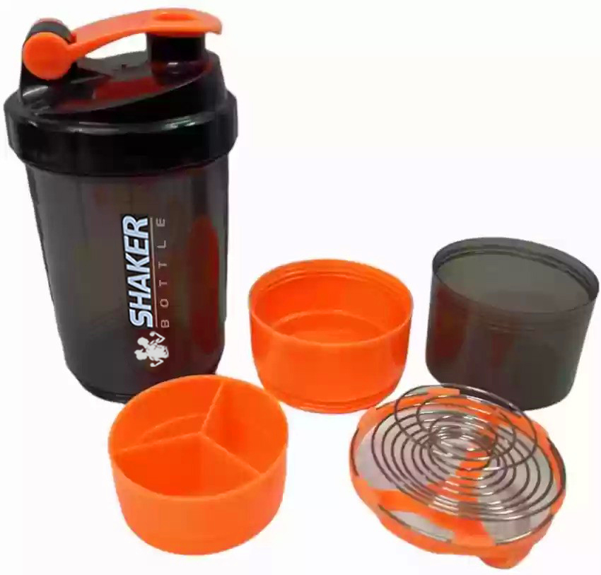 (SNK FITNESS) BOTTLE PROTEIN & MULTI PURPOSE SHAKER WITH 2GO SOLUTION Strauss Shaker Bottle 500ml