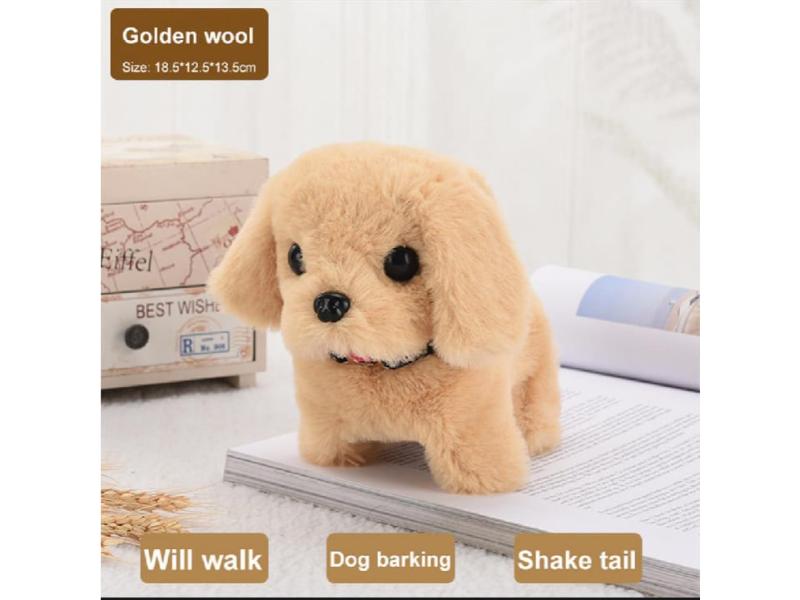 Realistic Plush Simulation Smart Dog Children Toy Can Walking And Call Electric Plush Robot Pet Dog Toddler Christmas Gift