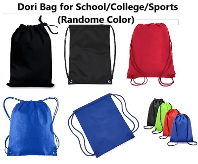Drawstring Bag for Boys & Girls | Original Parachute Nylon Foldable Sports Gym Drawstring Backpack | Lightweight Travel & School Sack Bag for Men & Women price in Pakistan
