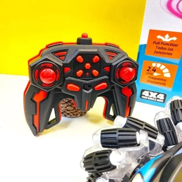 New Stunt Roll Drift Rc Car Rechargable Remote Control Spinning Wheels Car With Lights Best Birthday Gifts