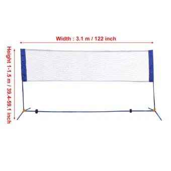 badminton net rate