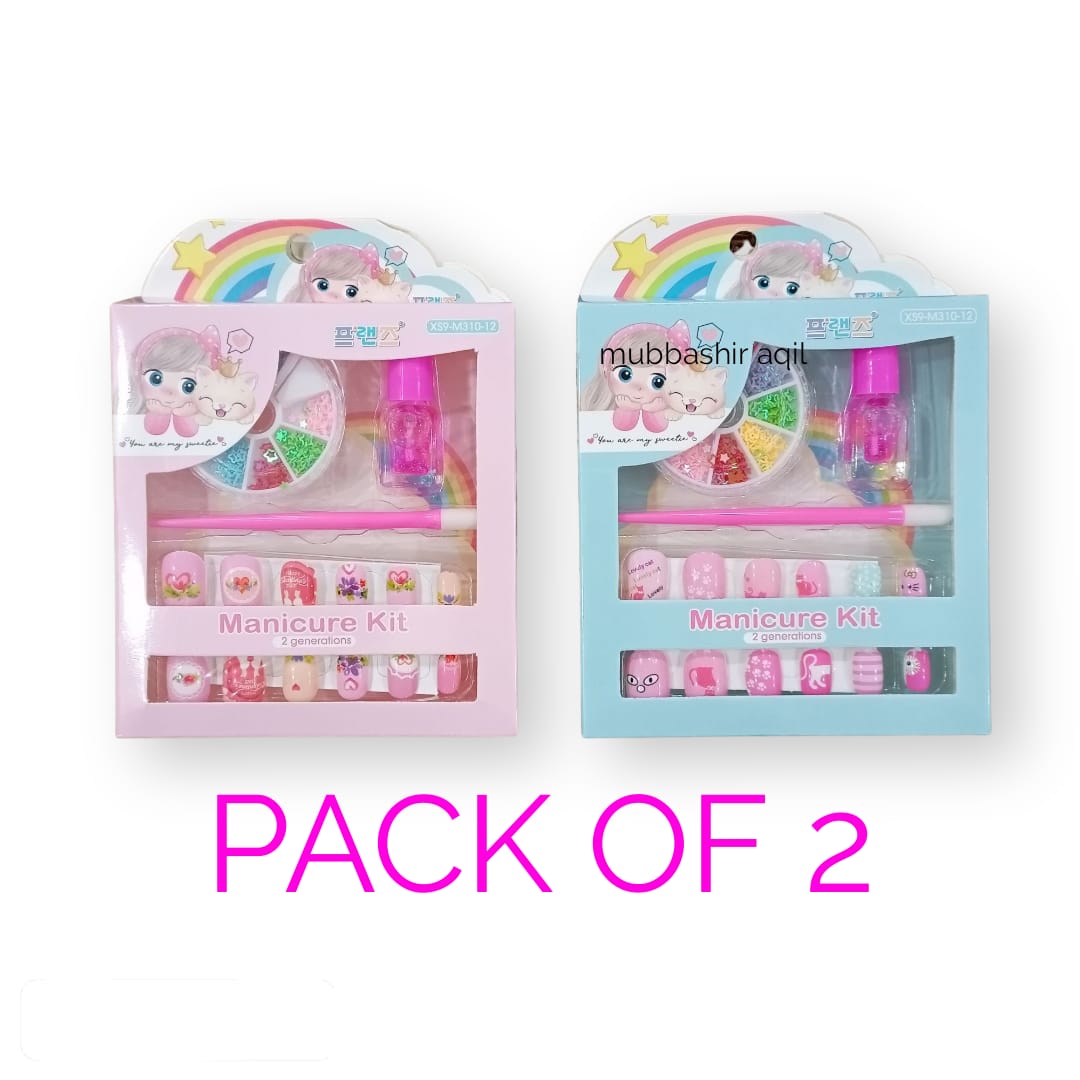 Beautiful Fashion Nail Art Kit With Glitter Nail Polish