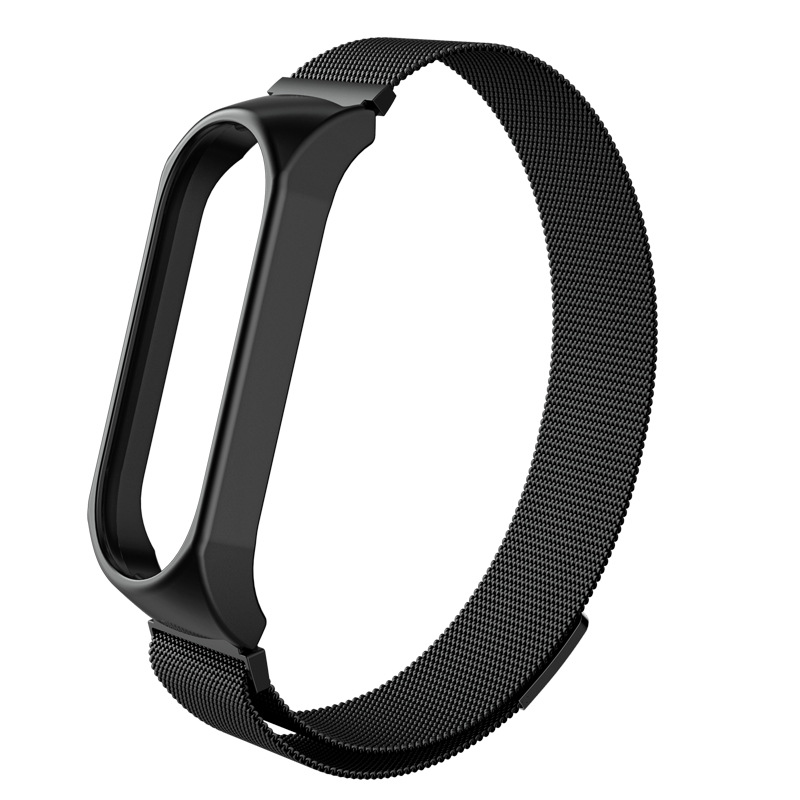 Stainless Steel Strap for Xiaomi Mi Band 4 5 6 Wrist Metal