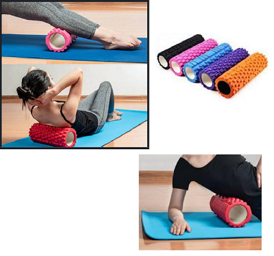 Physio Foam Roller Pilates Exercise back Muscles Abdominal Gym Yoga Massage Foam Roller Deep Tissue Muscles Yoga matt