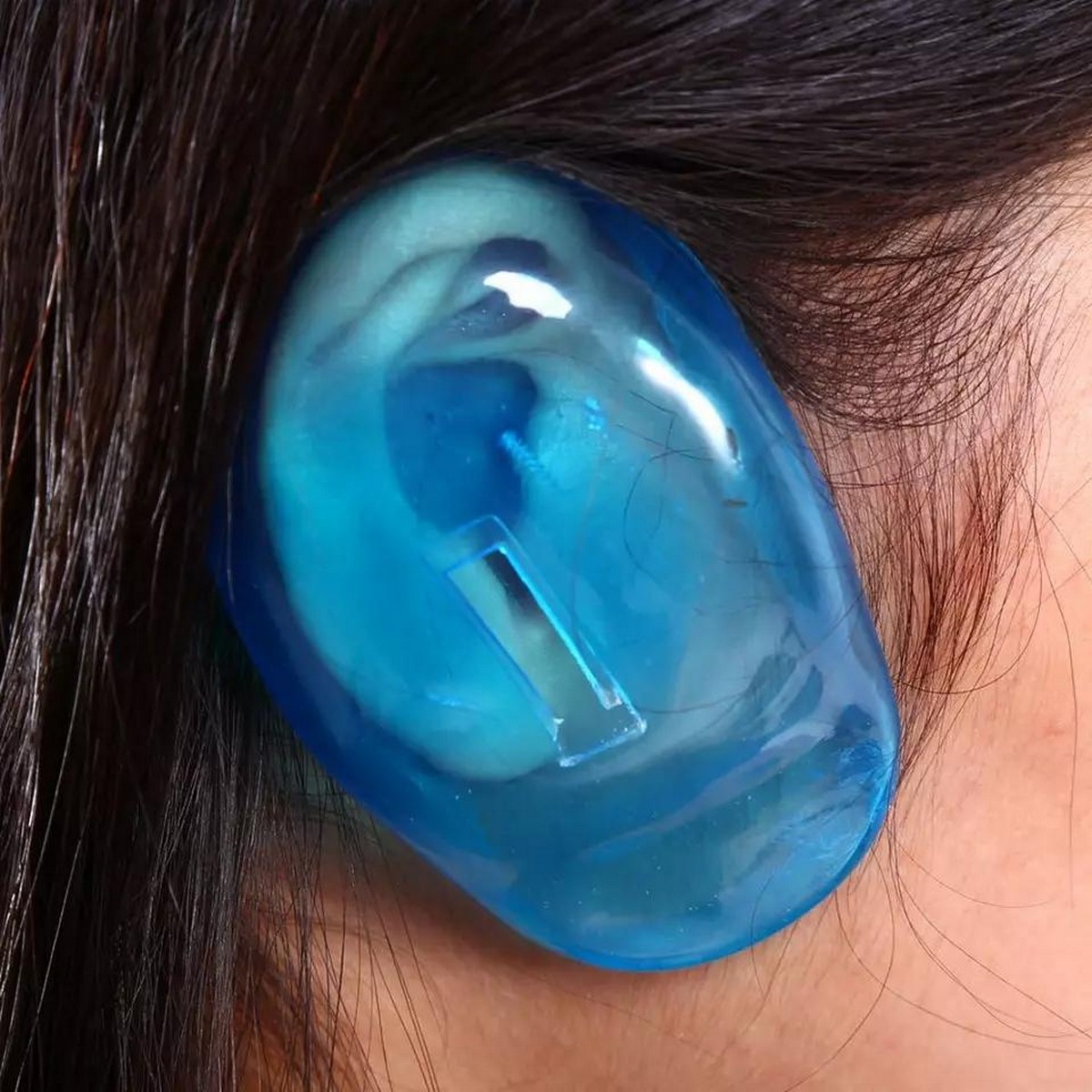 1Pair Reusable Waterproof Ear Protector 