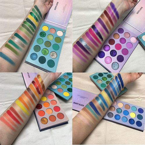 4 In1 Makeup Board Eyeshadow Palette 60 Colors Eyeshadow Matte Glitters Eyeshadow