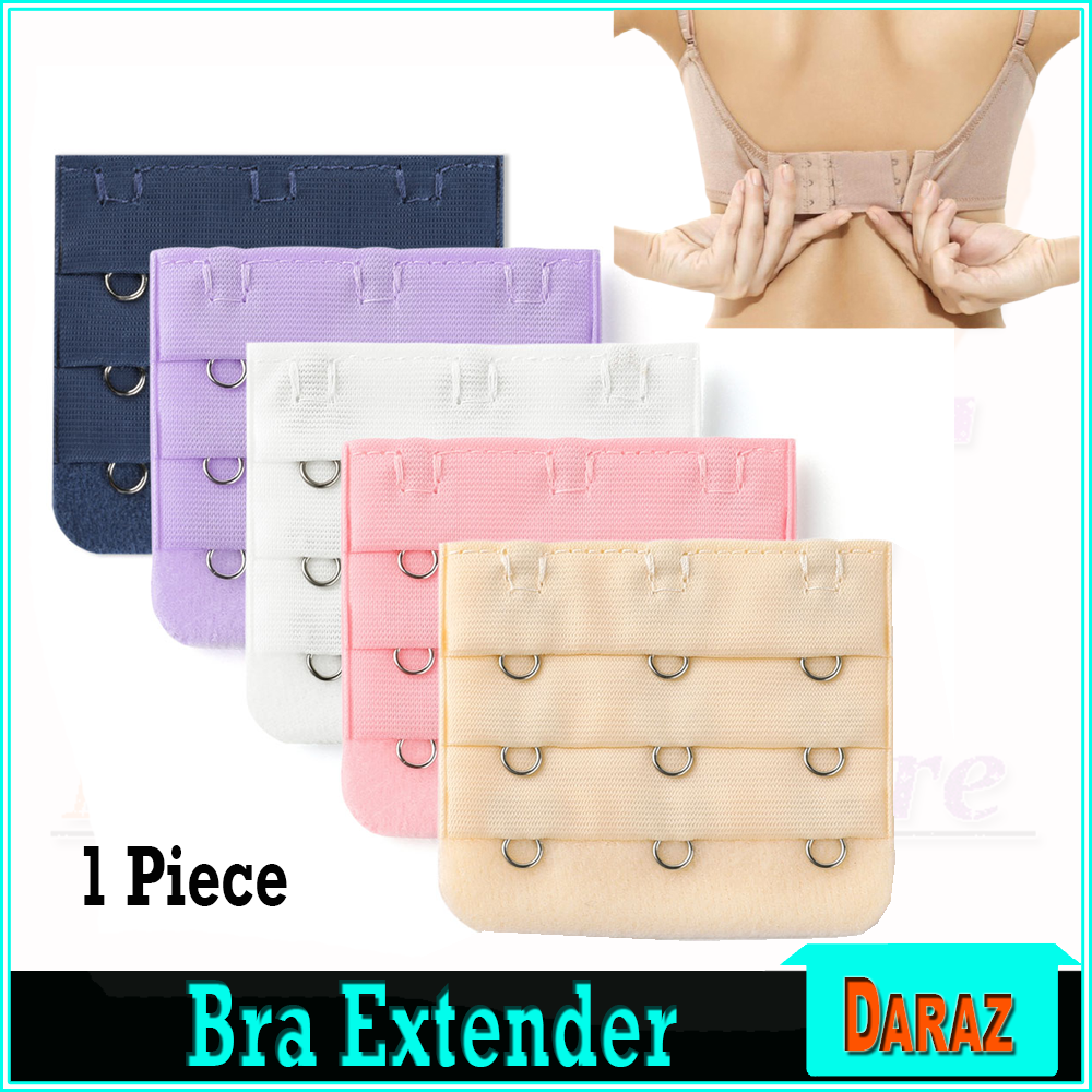 1Pcs Bra Extenders Strap Extension 3 Hooks 3Rows Women Intimates Lengthened Bra  Hook Extenders