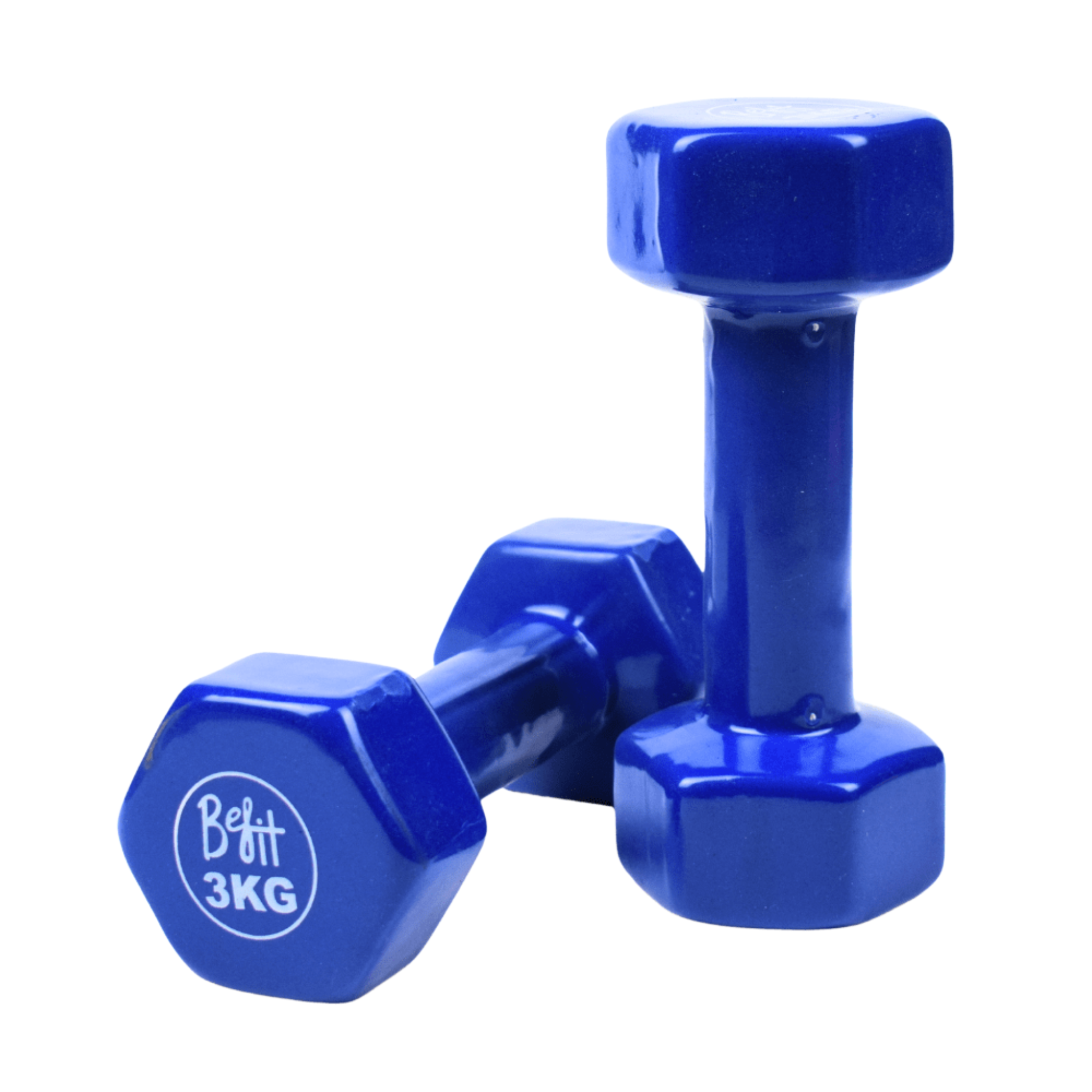 Single Vinyl Dumbbell Single Piece for Women Men – Ladies Dumbbell for Home Gym Exercise – 1kg 2kg 3kg 4kg 5kg Dumbbell for Weight Loss Fitness Yoga Aerobics Arm Workout – Non Slip Coated Dumbbell Weight for Home Gym Use – Single Fixed Weight Dumbbell