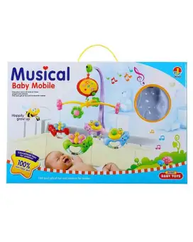 baby cot mobile music