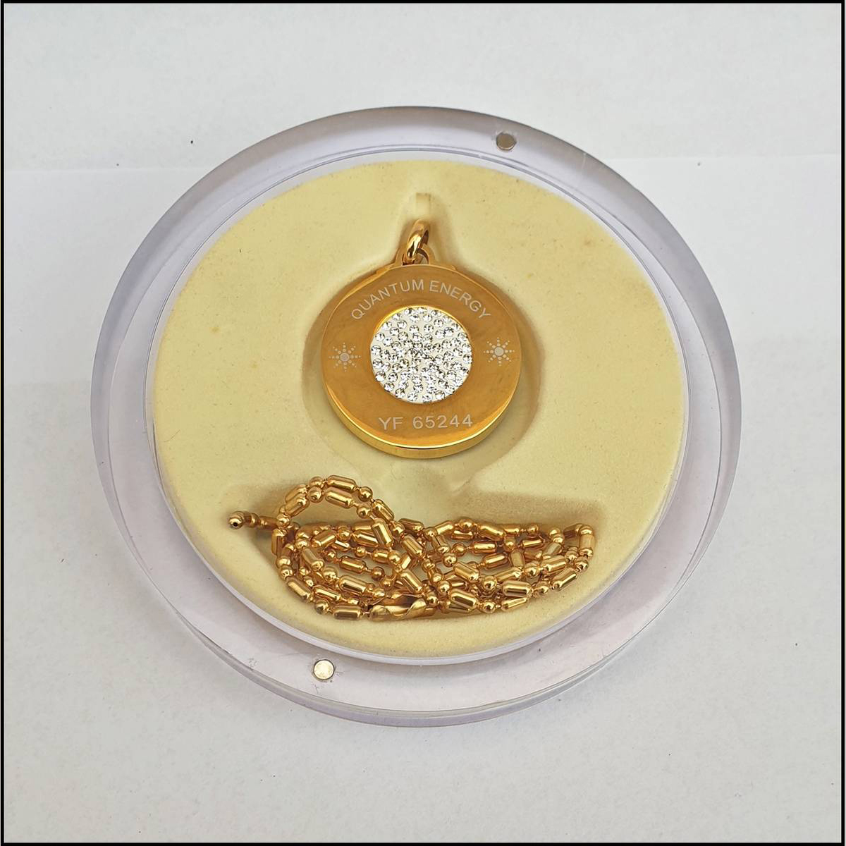 Powerful Scalar Bio Energy Quantum Pendant Magnetic Health Power Chain Pendant
