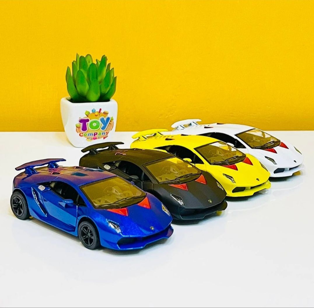 Lamborghini Sesto Elemento Kinsmart DieCast Model Car Pull Back Scale 1/38