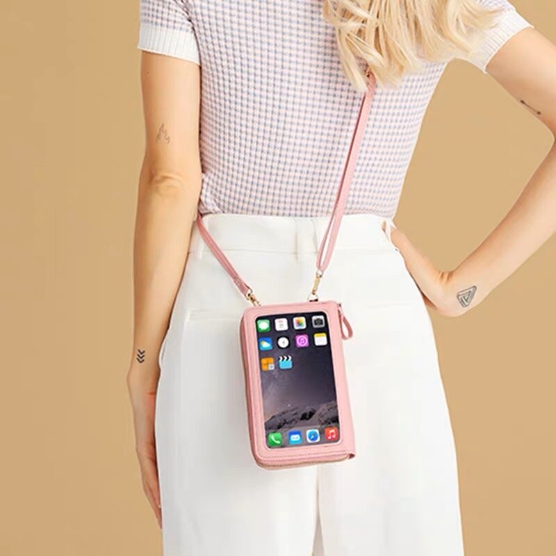 Women Wallet Ladies Wallet - Stylish PU Leather Mobile Wallets - Daily Use Hand Purses for Girls