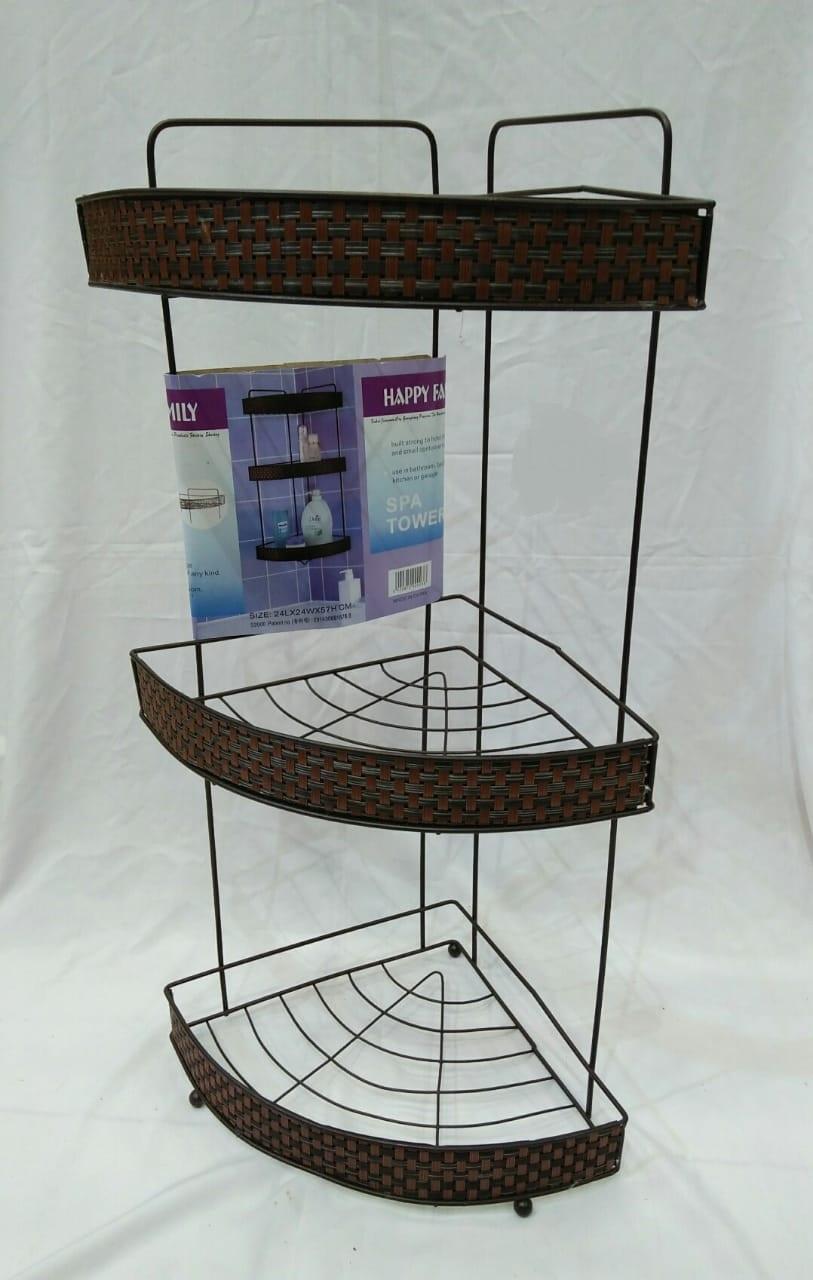 Metal 2 Or 3 Layer Washroom And Kitchen Corner Rack Price in Pakistan