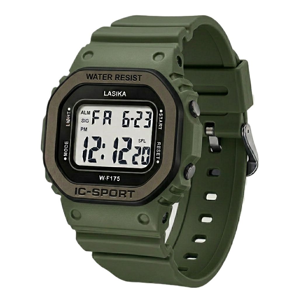 Military Men's Digital Sports Watch For Men Boys Waterproof with LED Back light Digital Watch for Men