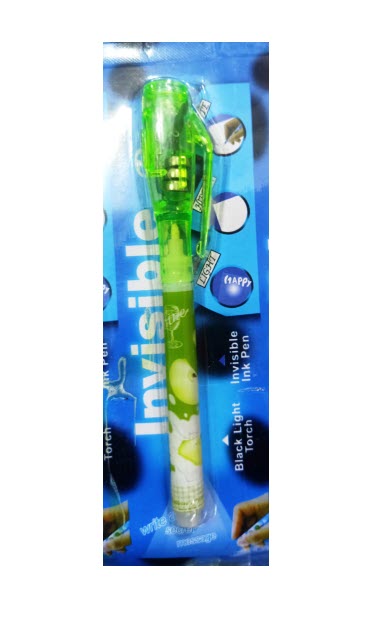 Magic Ink Invisible Writing Invisible Ink Pen Black Light Torch Reveals Writing Magic Pen Write ...