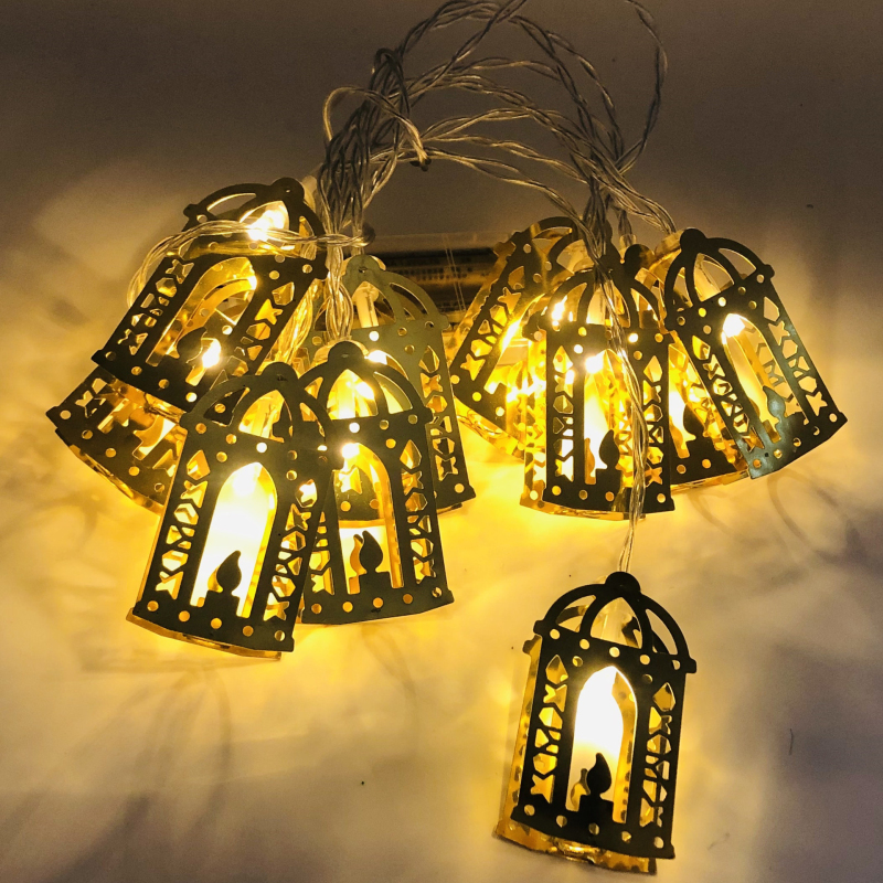 1pc Ramadan Festival String Light Decorative Led Lamp Party Supplies