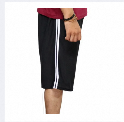 Summer Cotton Jersey Shorts For Men | Double Sided Two Strips
