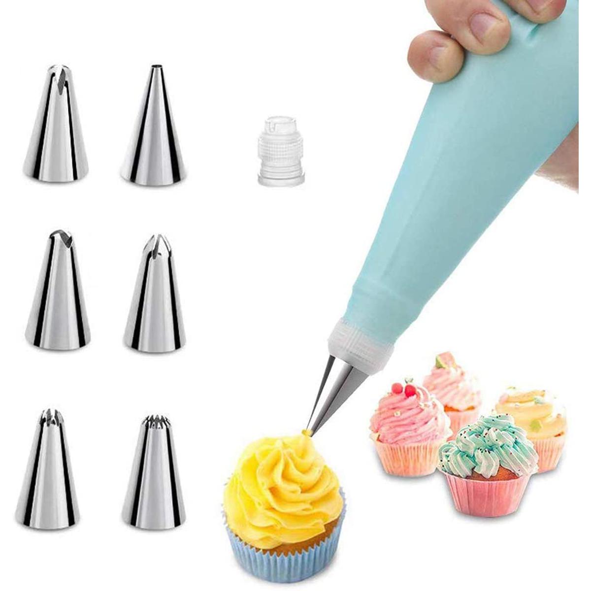 Mua 106Pcs Cake Decorating Supplies Kit Baking Fondant Tool Set Turntable  Piping Bag Tip Pen Spatula DIY Cake Cupcake | Tiki