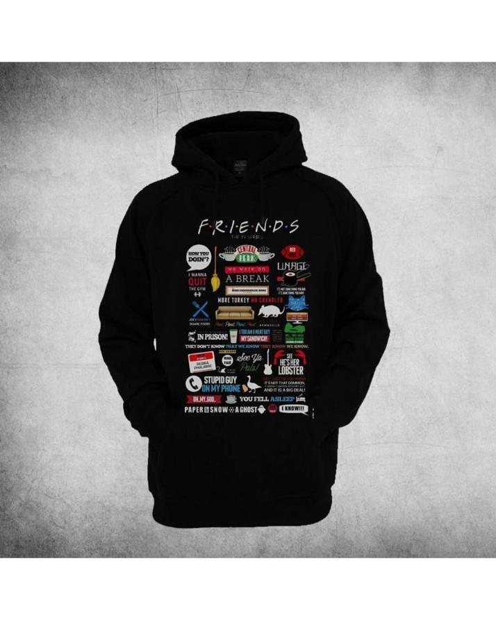 black friends hoodie