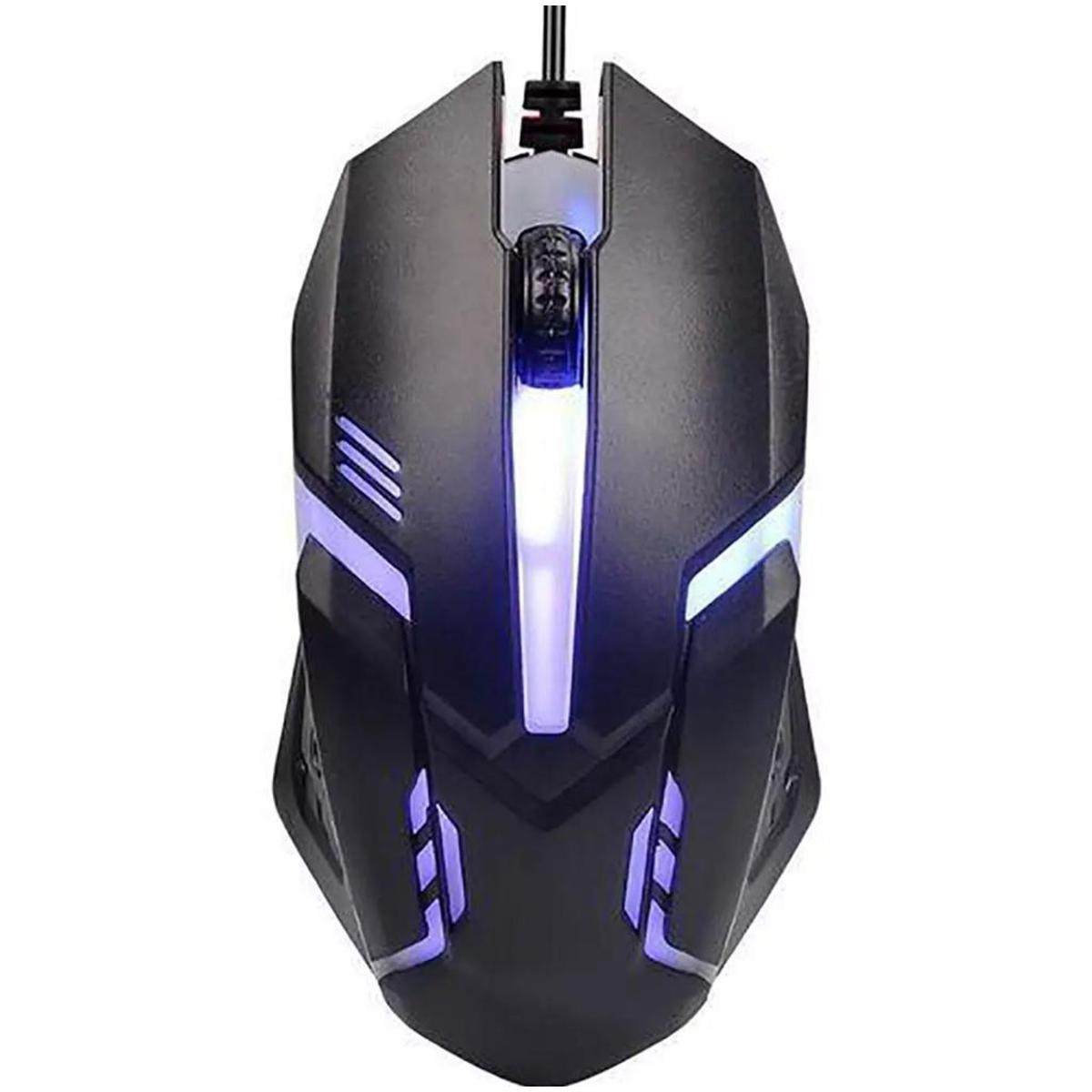 7 light breathing gaming mouse RGB - Gaming Mouse with 7 led - USB wired without side buttons for PC, Laptop, Minecraft, Mobile Pubg, Free Fire price in Pakistan