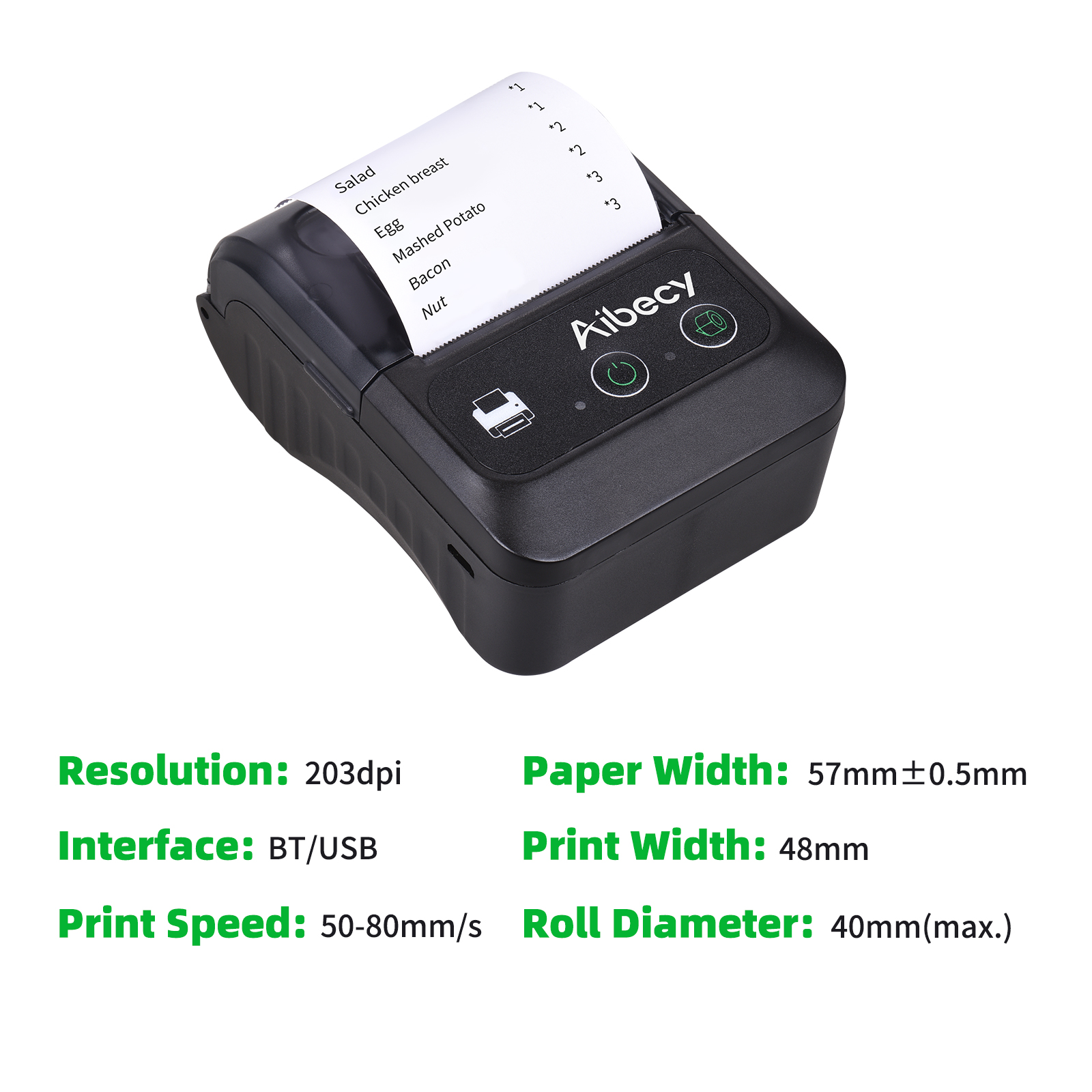 Thermal Receipt Printer Mini USB 