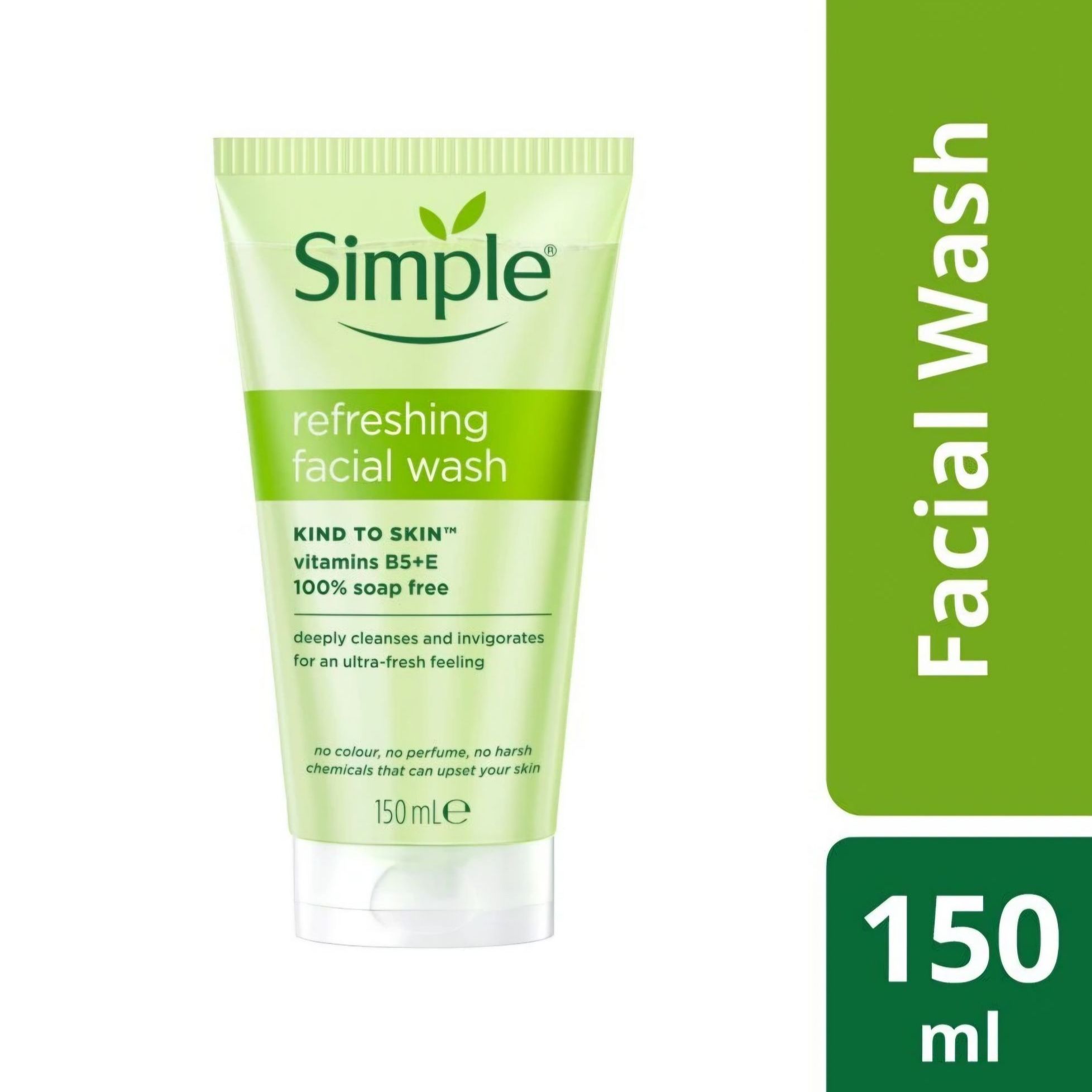 Simple Kind to Skin Refreshing Facial Wash | Facial Cleansing Care | 150ml