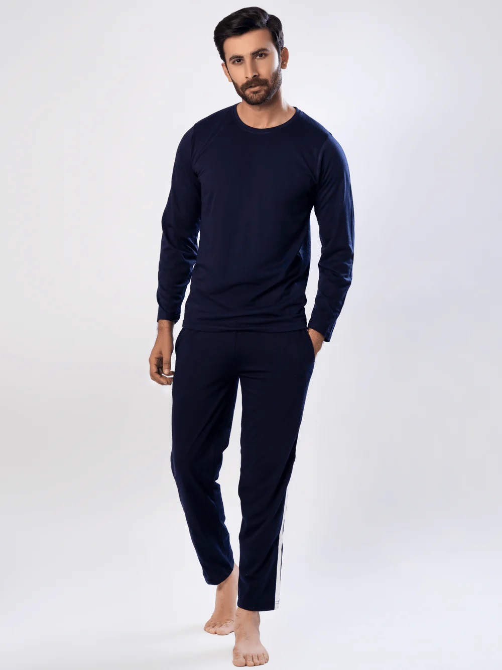 Men’s Essential Full Sleeve Night Suit – Premium Comfortable Sleepwear & Loungewear Set