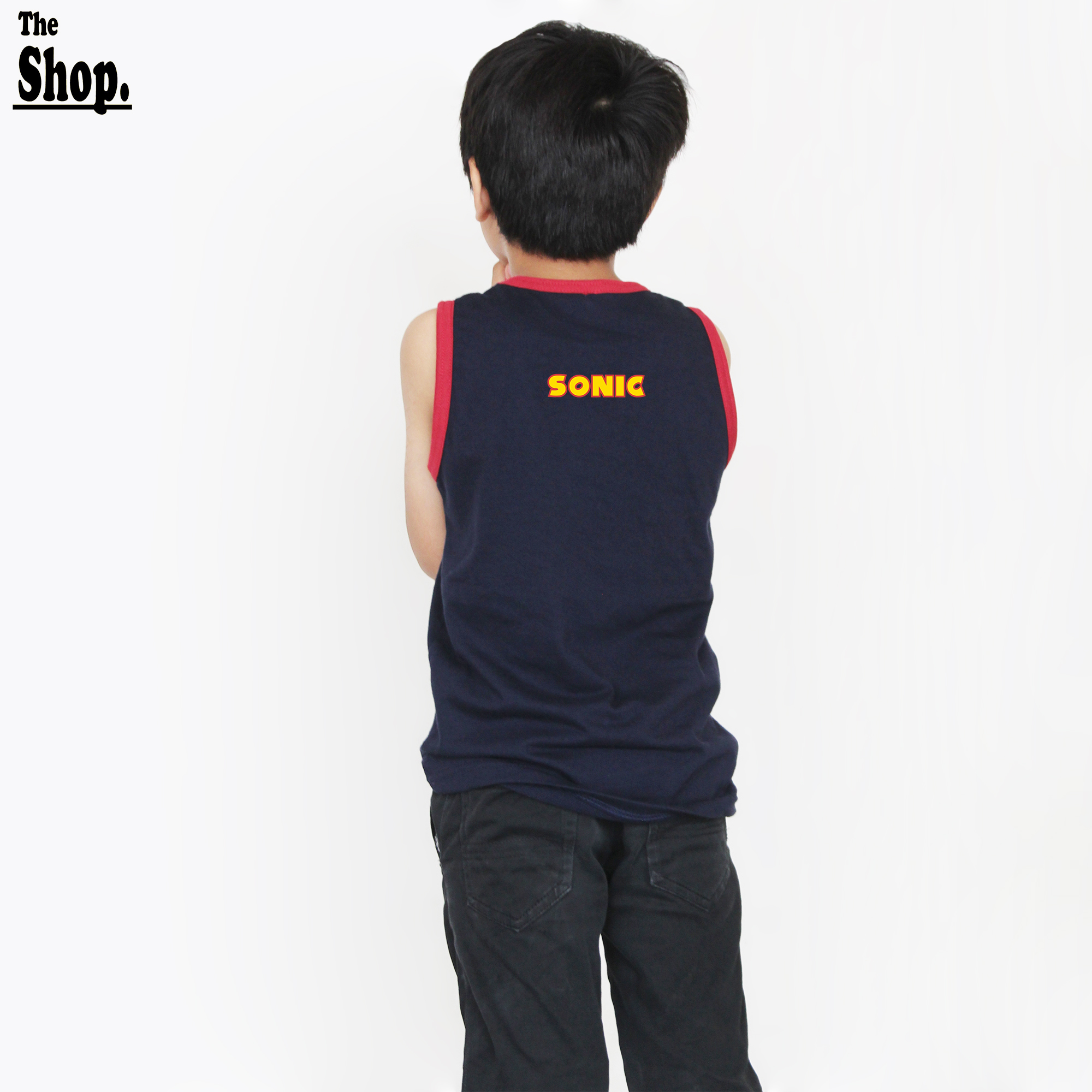 The Shop - Sonic Tank Top Sando For Boys & Girls Kids, 1 Years To 14 Years - AB-STH1